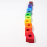 Grimm's Geburtstagsring Regenbogen_12 Teile_aneinandergereiht