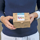 Regenbogenfreunde von Grimm's_12 Holzfiguren_Verpackung