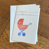Klappkarte zur Geburt_herzlich Willkommen_Unikat03