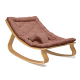 Babywippe LEVO von Charlie Crane mit Bezug in Bois de Rose