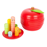 Lernspiel Logisteck Apfel von Smallfoot aus Naturholz_3