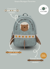 Little-Who-Rucksack-Rakete-Cooper-Brustgurt-Vintage-Orange