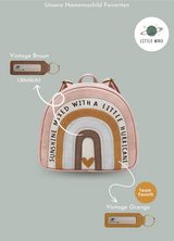 Little Who Rucksack Regenbogen Hedwig Namensschild Optionen