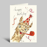 Klappkarte zum Geburtstag | Alpaka | Happy Birthday von Annelis Art_01