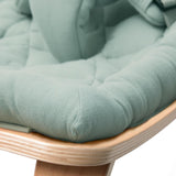Detailansicht Bezug von Babywippe Levo von Charlie Crane mit Bezug Organic Farrow