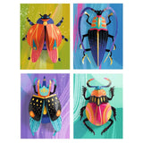 3D Papierkunst von Djeco_Käfer_vier Bilder