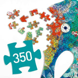 Detailansicht Kunstpuzzle Seepferdchen von Djeco