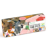 Verpackung von Puzzle Gallery The Park von Djeco mit 100 Teilen