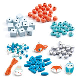 Schmuck basteln von Djeco_Holzperlen kleine Tiere_Bestandteile