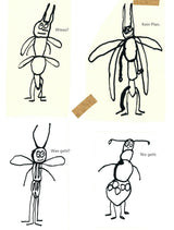Flatterlinge_Malen und Zeichnen mit Carll Cneut_Bohem Press_Innenansicht01