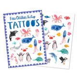 Lustige Kindertattoos | Wildes Meer