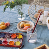Grapat Osterdeko Sunrise Eggs auf Basteltisch