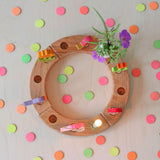 Konfettitaler Neon von Grimms mit Festtagsring