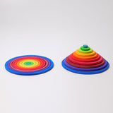 Konzentrische Kreise und Ringe von Grimm's nebeneinander