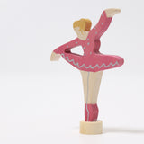 Steckfigur Balleina im rubinroten Kleid von Grimm's