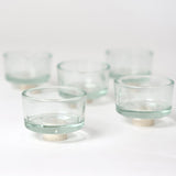 5 Teelichthalter aus Glas von Grimm's