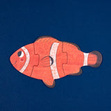 Korallenfisch von Puzzle Blue von Londji mit 7 Meerestiere-Wendepuzzlen für Kinder ab 2 Jahren