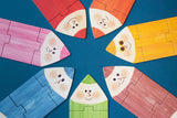 Londji Puzzle My Colours – Detail der sieben zusammengesetzten Farbstift-Puzzle