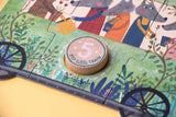 Detailansicht von Londji Puzzle "My little train" mit 10 kleinen Puzzeln