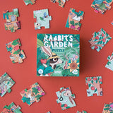 Suchpuzzle Rabbit's Garden von Londji mit Verpackung und Puzzleteilen