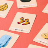 Socken-Karte Londji Beobachtungsspiel Where are my socks?