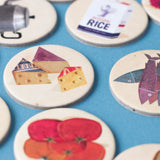 Kärtchen vom Beobachungsspiel "Where is the cheese?" von Londji