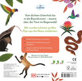 Mein Pop-up-Buch zum Staunen. Wer lebt im Regenwald?_DK Verlag_Rückseite