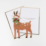 Meri Meri 3D-Weihnachtskarte_Festliches Rentier_Karte