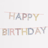 Meri Meri x Liberty Geburtstags-Girlande_Happy Birthday