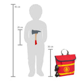 Feuerwehrrucksack mit umfangreichem Zubehör