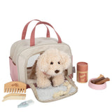 Hund mit Tasche und Pflege-Set rosa von small foot_01
