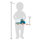 Größe Nachzieh Fahrtzeug Kipplaster von small foot