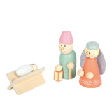 Josef und Maria mit Jesuskind von Holzkrippen-Spielset Weihnachtsgeschichte von small foot