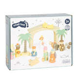 Verpackung von Holzkrippen Spielset Weihnachtsgeschichte von small foot