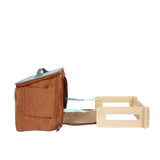 Spielset Pferd mit Stall und Zubehör mit brauner Tasche von small foot_06