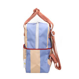 Kinderrucksack Small stripes cloud blue & twiggy beige von Sticky Lemon_02