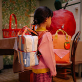 Kinderrucksack Small stripes cloud blue & twiggy beige von Sticky Lemon_07