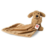 Brauner Hund mit Schnuffeltuch von Hermann Teddy_17 cm_02