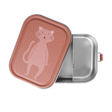 Große Lunchbox Mrs. Cat von Trixie mit geöffnetem Deckel