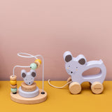 Mrs. Mouse Motorikschleife und Nachziehtier von Trixie