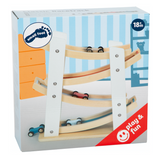 Smallfoot Holzrennbahn Klassik mit vier Holzautos_Verpackung