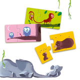 Puzzle Duo "Tiermama & Tierbaby" von Djeco_Detailansicht