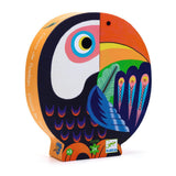 Silhouetten Puzzle Tukan mit 24 Teilen von Djeco