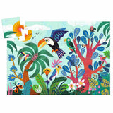 Silhouetten Puzzle Tukan mit 24 Teilen von Djeco _Detailansicht