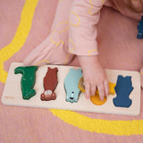 Holzpuzzle mit Tieren von Trixie_Puzzle mit Kind_2