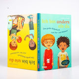 Buch "Ich bin anders als du – Ich bin wie du: Das große Bilderbuch zum Vor- und Mitlesen" von Constanze von Kitzing_Carlsen Verlag_Buch aufgeklappt