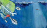 Bilderbuch "Yoshi und das Meer. Die unglaubliche Reise einer Meeresschildkröte" von Lindsay Moore_CalmeMara Verlag_Seitenansicht 3