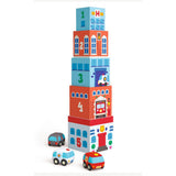 Stapelturm TopaniCar mit 3 Fahrzeugen von Djeco_02