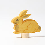 Hase sitzend-Steckfigur von Grimm's_von der Seite