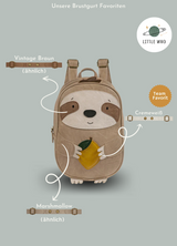 Brustgurt Optionen für Little Who Kinderrucksack Grosses Faultier Norbert